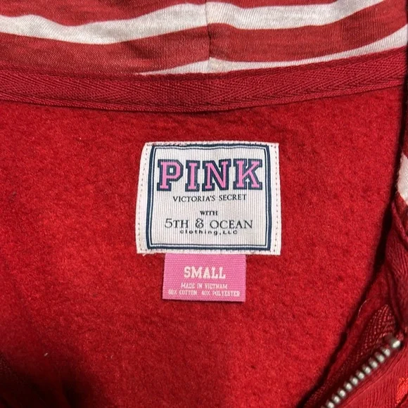 Pink Victoria Secret Oklahoma Sooners Hoodie - Picture 5 of 7